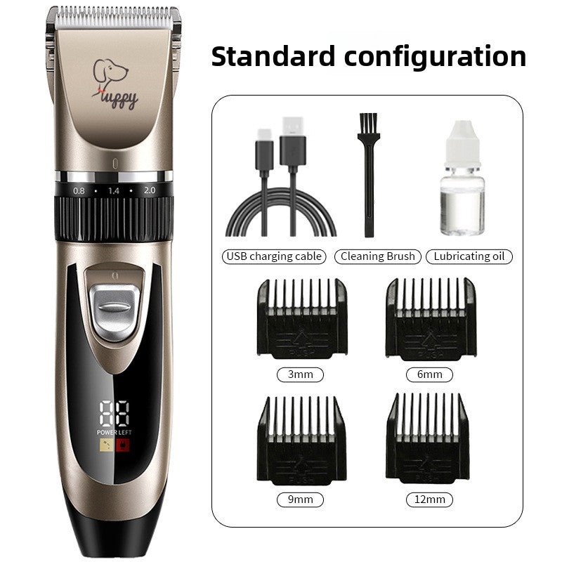 Professional Pet Hair Clipper Kit with Ceramic Blade