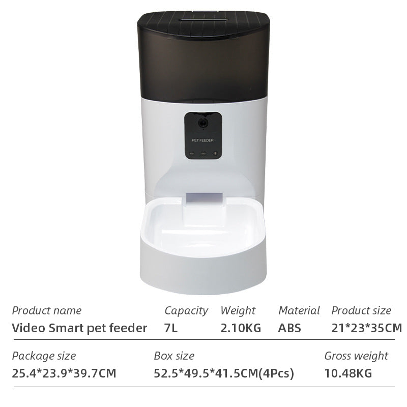WiFi Smart Microchip Pet Feeder — App-Controlled, Timed Feeding, Battery-Powered