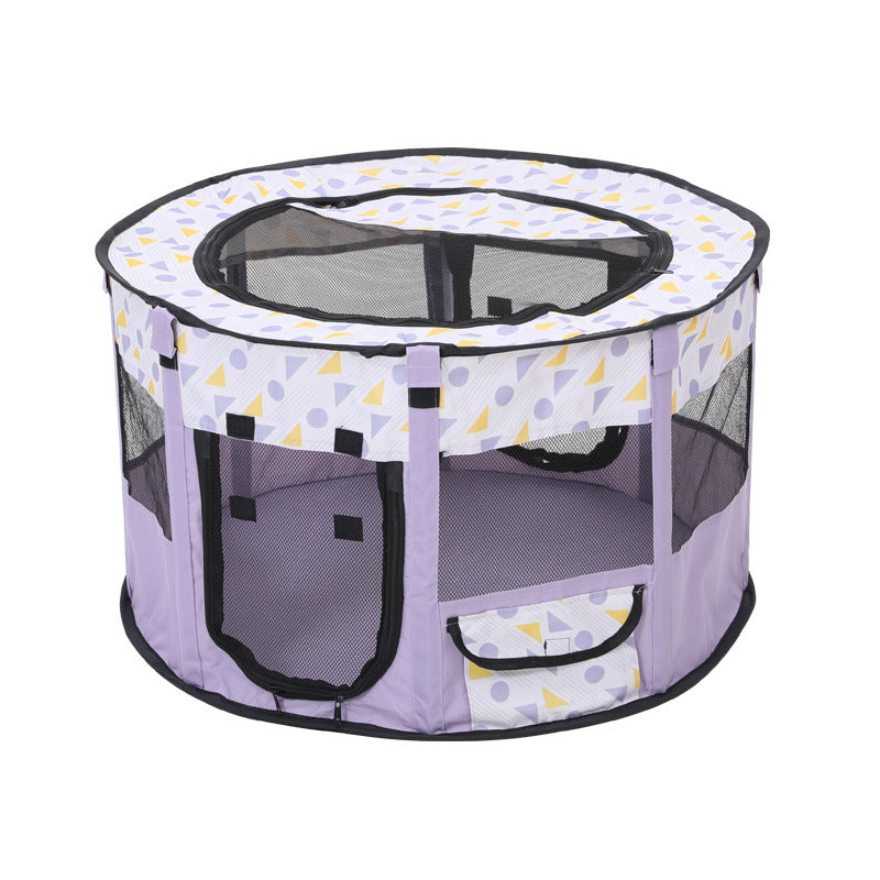Foldable Pet Whelping & Breeding Tent — Enclosed Cat & Dog Cage