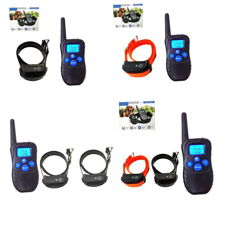 Remote Dog Training Collar — 300m Range, 4 Modes, Waterproof, 1 or 2 Dogs