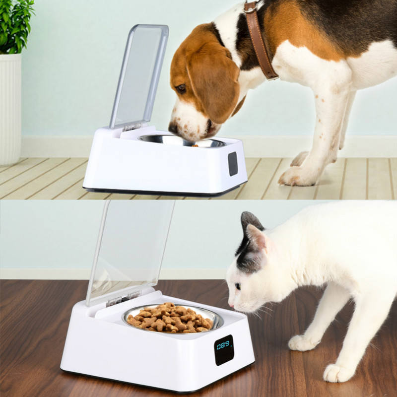 Smart Pet Bowl — Anti-Cockroach, Anti-Mouse, Moisture-Proof, 350ml, 10hr Battery