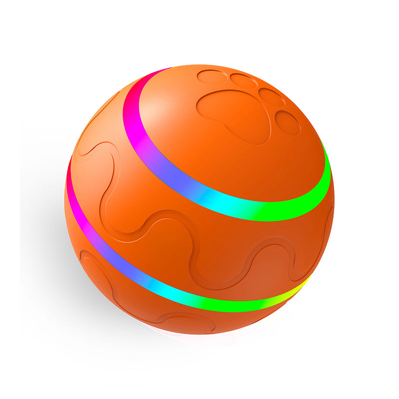 Electric Smart Pet Toy Ball — Auto & Remote Control, IP54 Waterproof, 4hr Battery