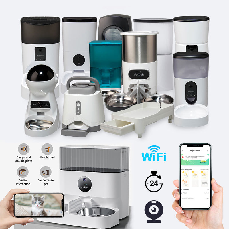 WiFi Smart Microchip Pet Feeder — App-Controlled, Timed Feeding, Battery-Powered