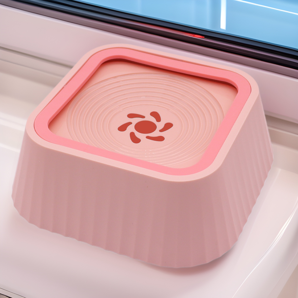 Anti-Splash Floating Pet Water Bowl — No Wet Mouth, PP Safe, 5 Colors