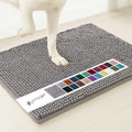 Chenille Plush Anti-Slip Pet Mat — Machine Washable, 8 Sizes, 19 Colors