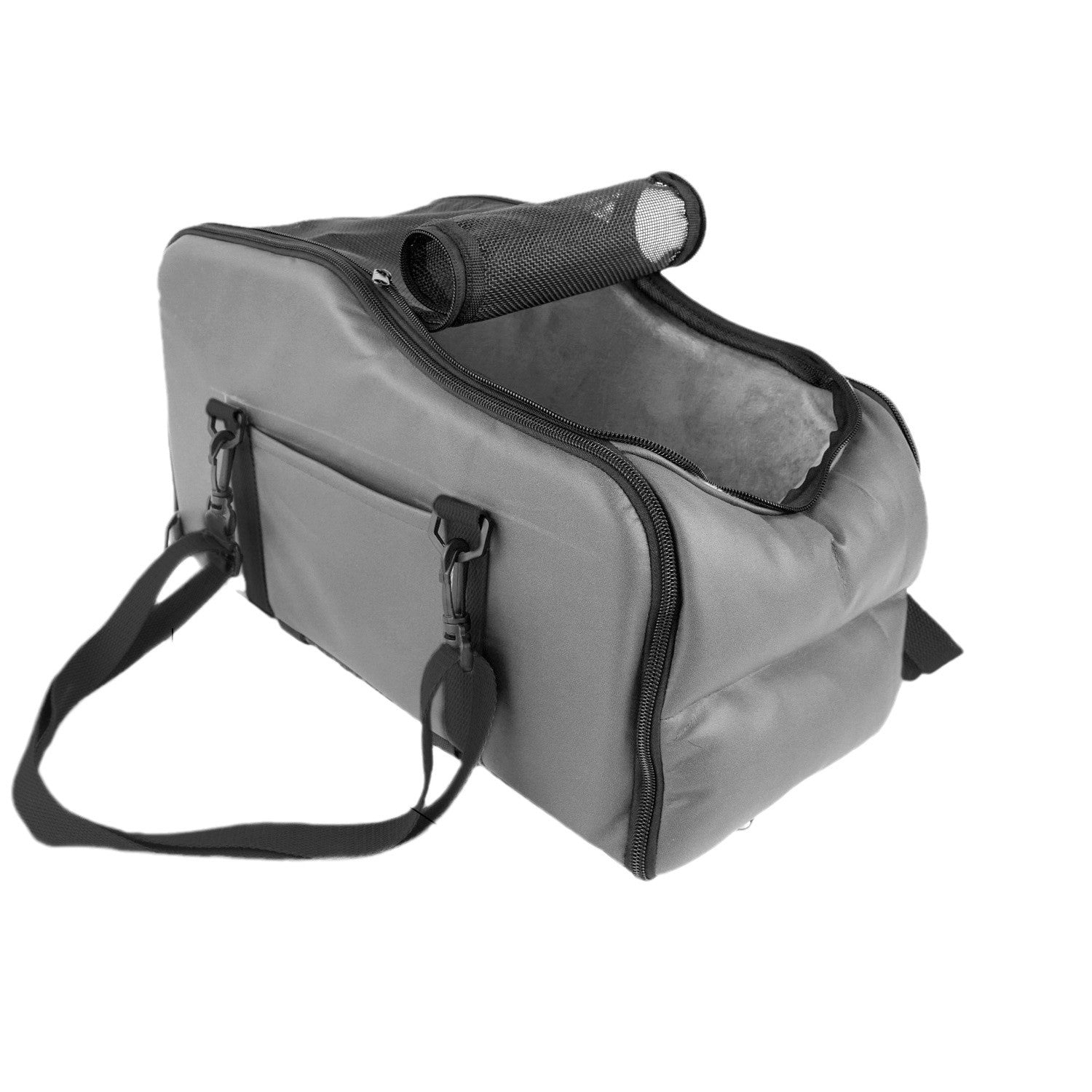 Pet Car Seat Center Console Bed — Tech Fabric, Sponge Cushion, 4 Colors