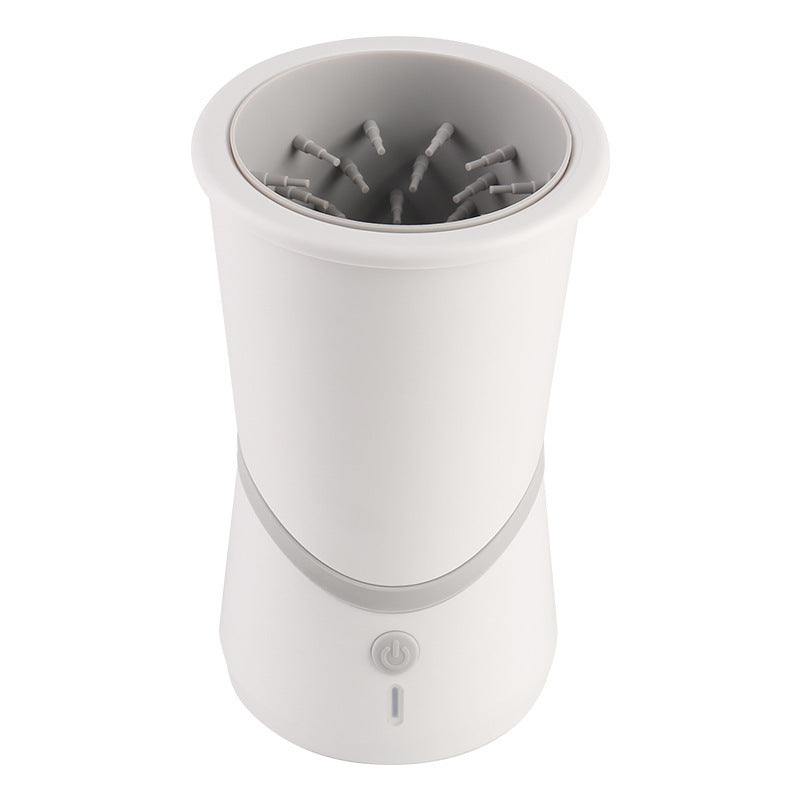 Automatic Pet Paw Washing Cup — Smart Cleaning Cup for Dogs & Cats, White