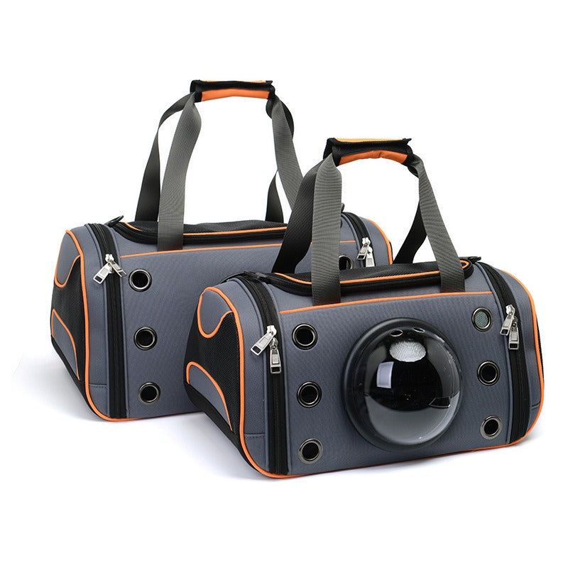 Breathable Pet Carrier Backpack — Oxford Cloth, 16L, M (up to 5kg) & L (up to 8kg)