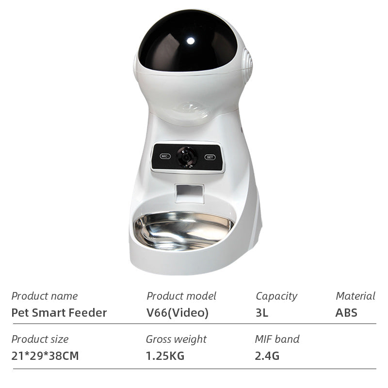 WiFi Smart Microchip Pet Feeder — App-Controlled, Timed Feeding, Battery-Powered