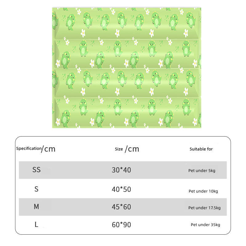 Gel Cooling Pet Pad — Ice Crystal Summer Cool Mat for Dogs & Cats