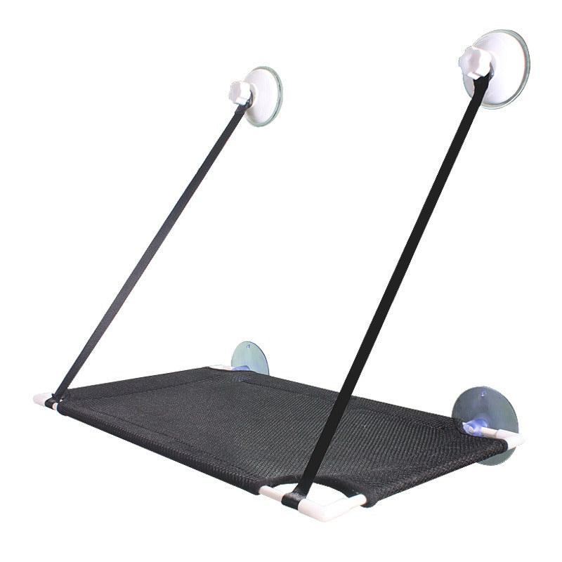 Suction Cup Cat Window Hammock — Oxford & Mesh, 4 Styles, 55 lb Capacity
