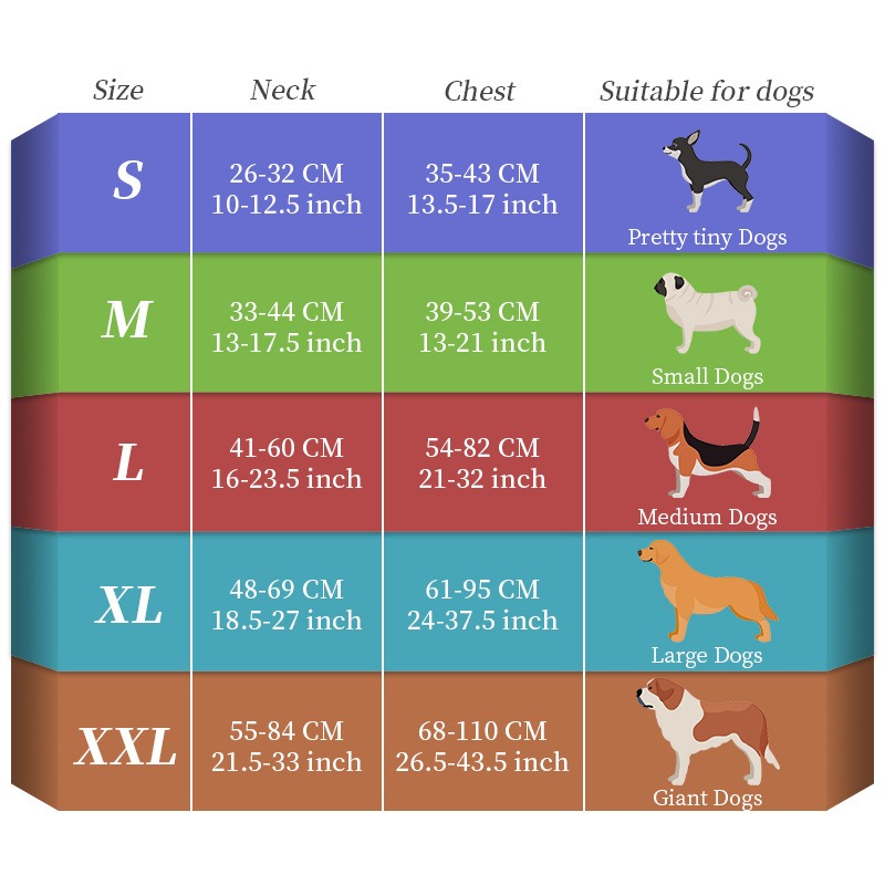 LED Light-Up Dog Harness – 7-Color Luminous Night Safety Vest for Small, Medium & Large Dogs