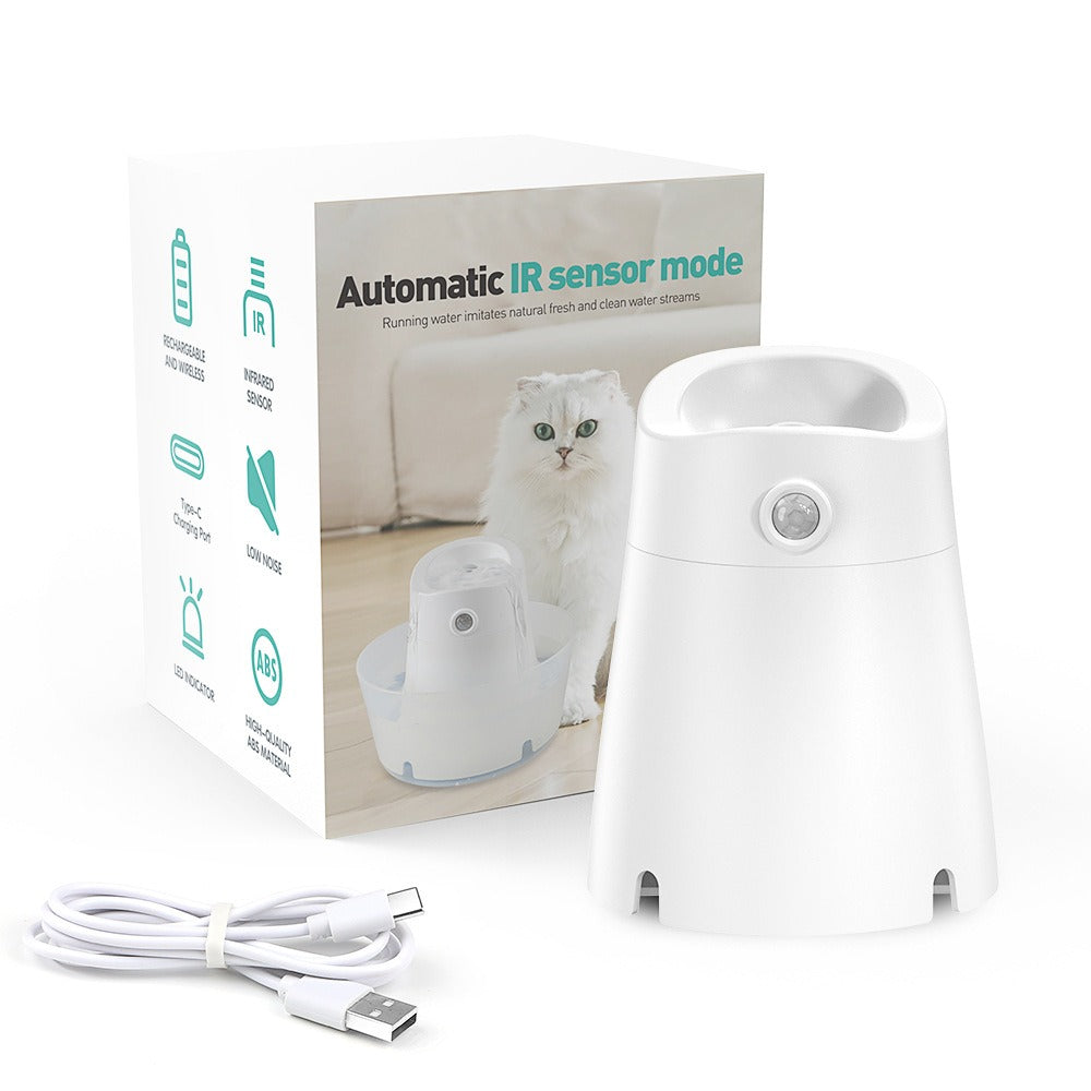 Smart Pet Water Fountain with Sensor, Filter & Circulating Flow