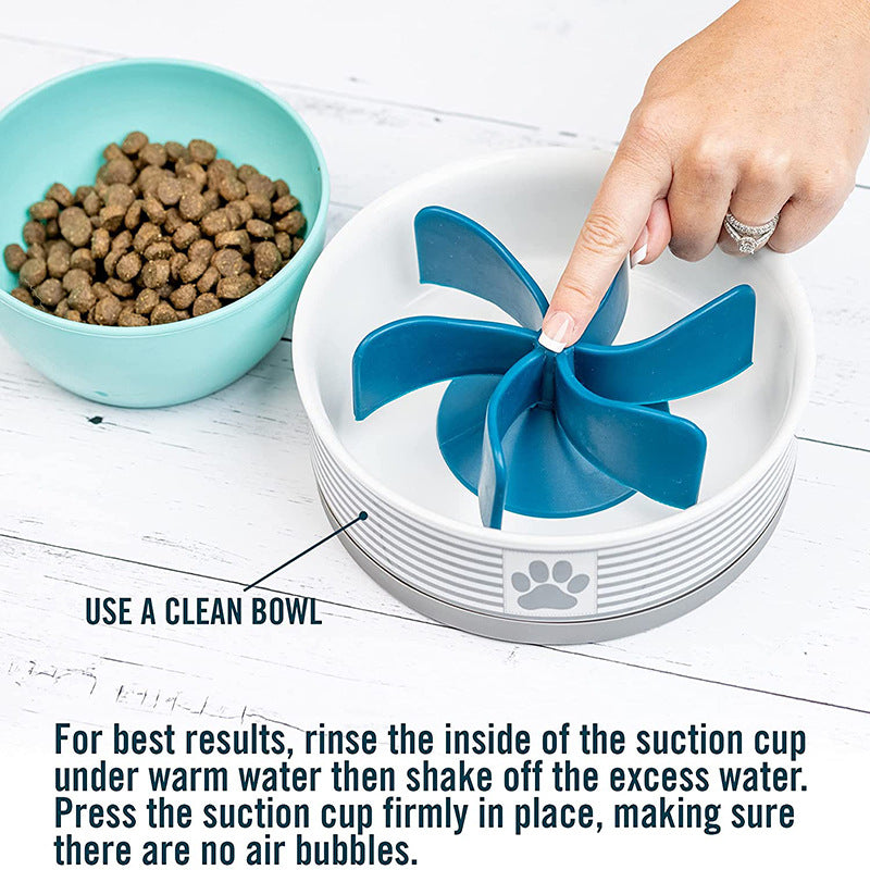 Propeller Slow Feeder Bowl for Dogs — Gut-Friendly Mealtime
