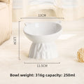 Ceramic Anti-Knock Pet Bowl — Non-Tip Feeding Bowl for Cats & Dogs, 10 Styles