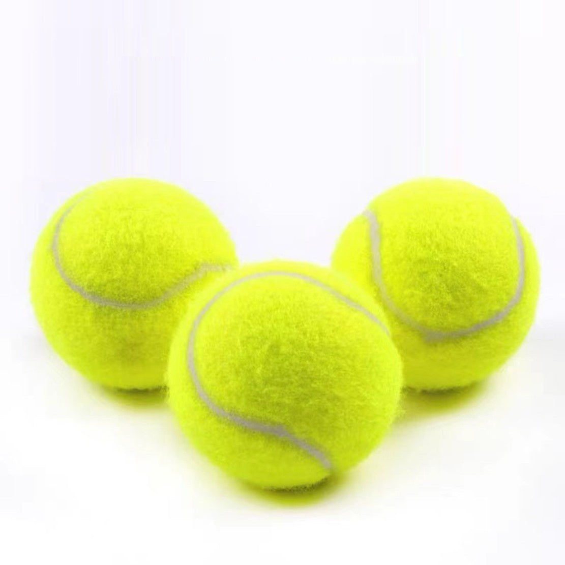 Rubber Tennis Ball Dog Toy — Bouncy Bite-Resistant Chew Ball, 6cm