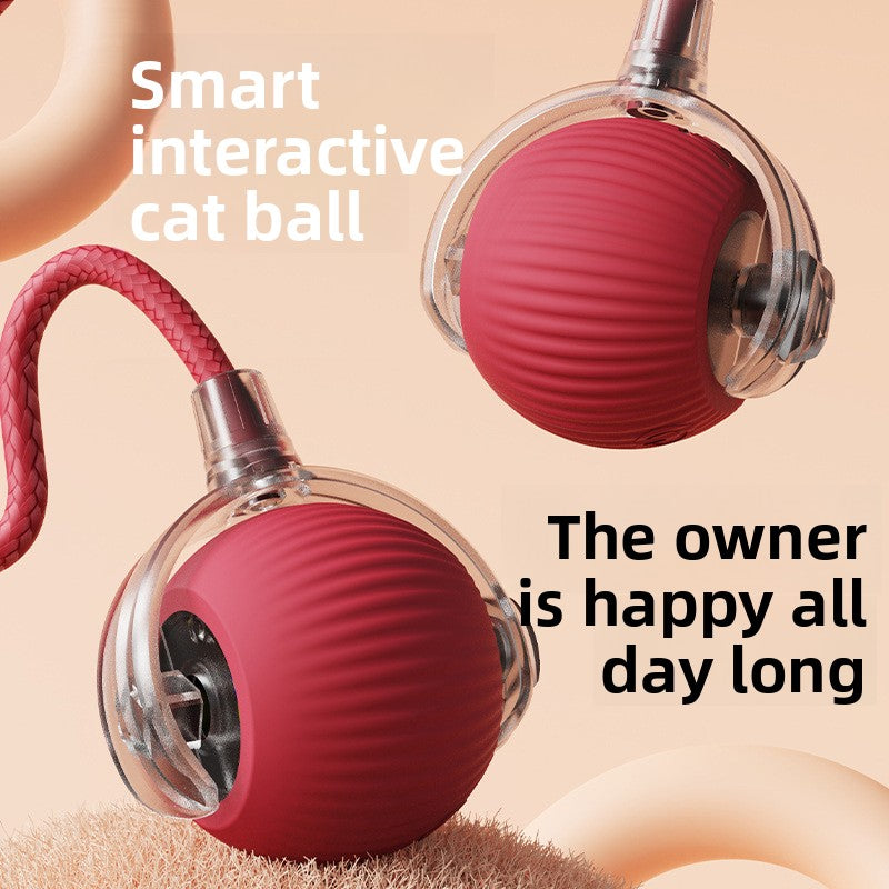 Automatic Electric Rolling Pet Toy Ball — Self-Moving Interactive Toy for Cats & Dogs