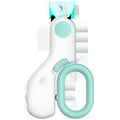 LED Pet Nail Clippers — Built-In Light to See the Blood Line, Stainless Steel, Blue & Pink