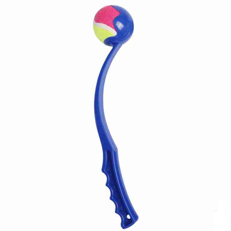 Dog Ball Launcher Thrower — 38cm PP, Fetch & Retrieve Training, 3 Colors