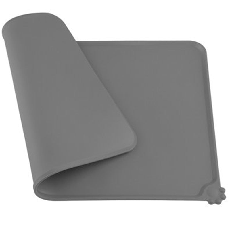 Silicone Pet Feeding Mat – Waterproof Non-Slip Food & Water Bowl Placemat for Dogs & Cats