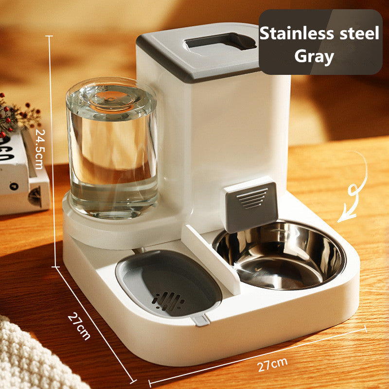 Automatic Pet Feeder — Stainless Steel or Ceramic Bowl, 9 Variants, Cats & Dogs