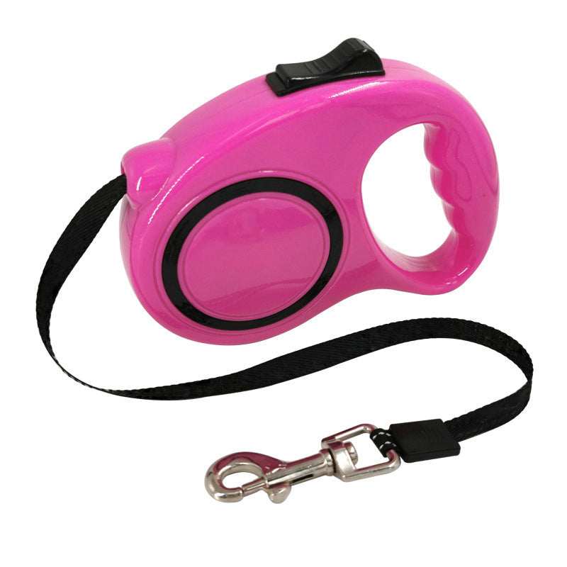 Retractable Dog Leash — ABS & Nylon, 7 Colors, 3M or 5M