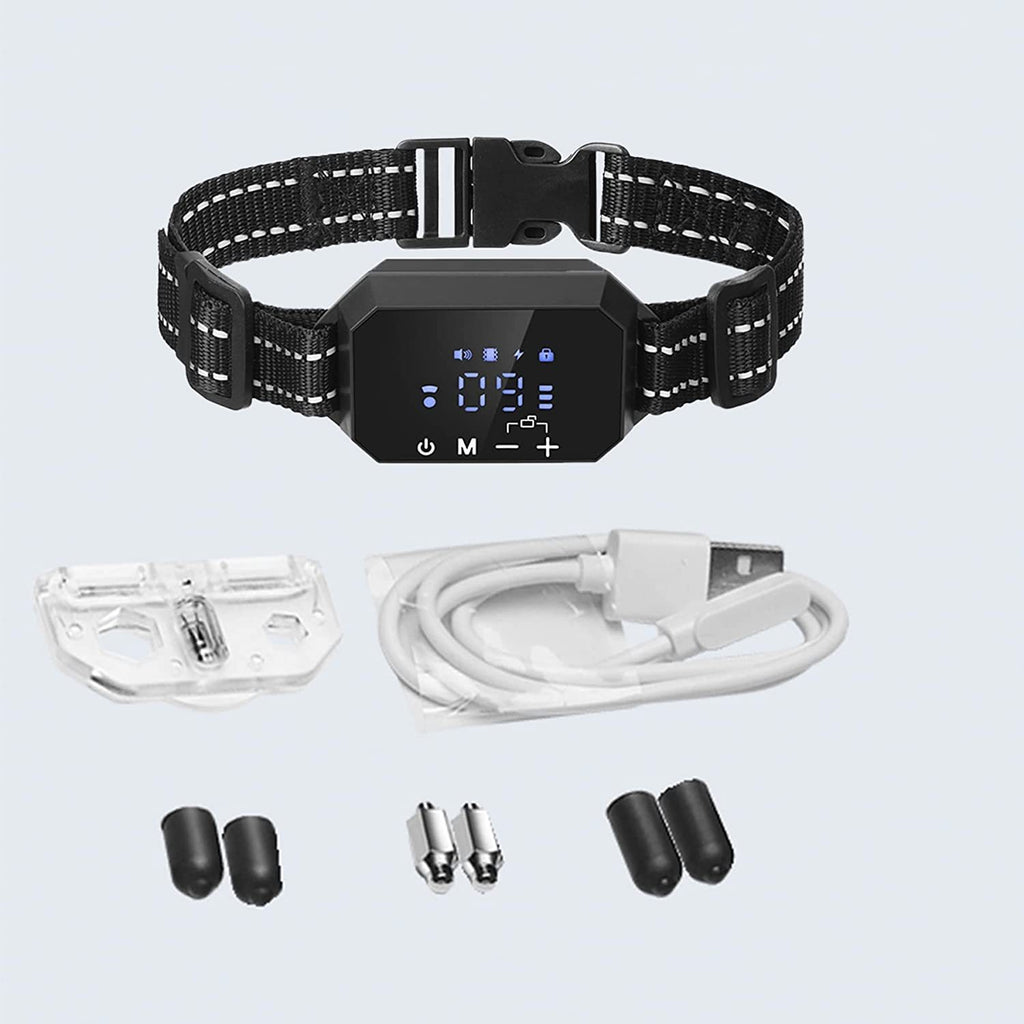 GPS Wireless Dog Fence — Adjustable Shock & Vibration, 9 Levels, Rechargeable Collar