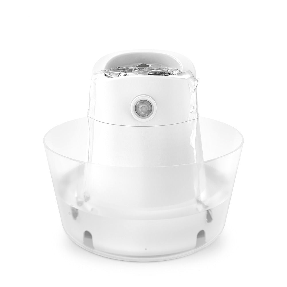 Smart Pet Water Fountain with Sensor, Filter & Circulating Flow