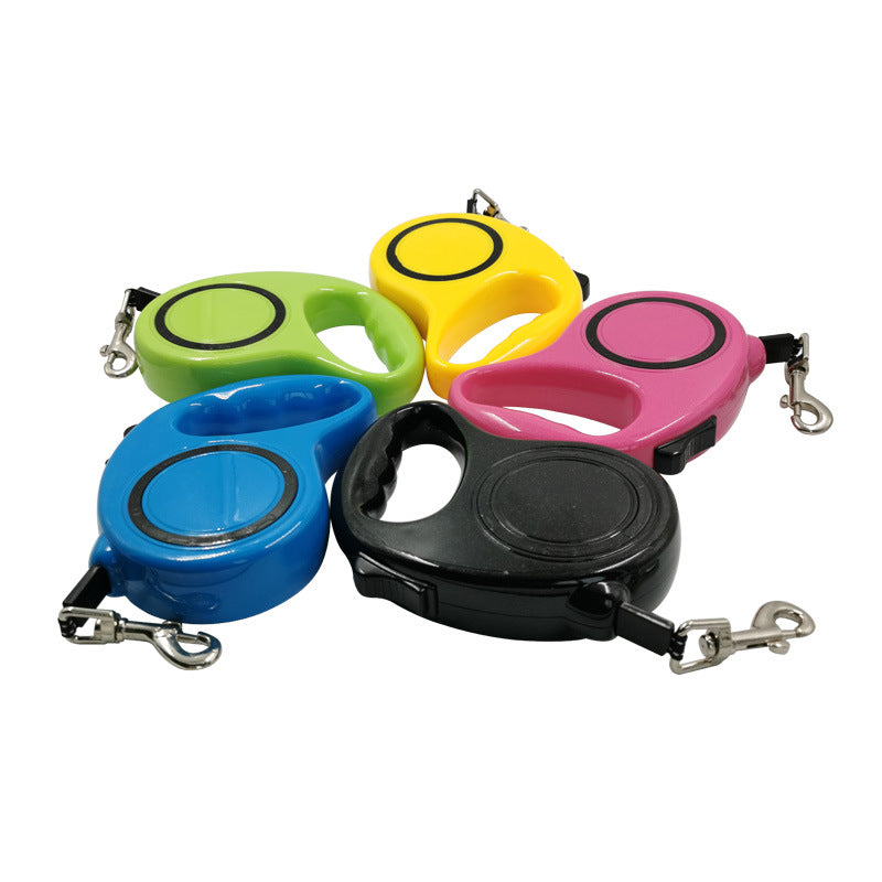Retractable Dog Leash — ABS & Nylon, 7 Colors, 3M or 5M