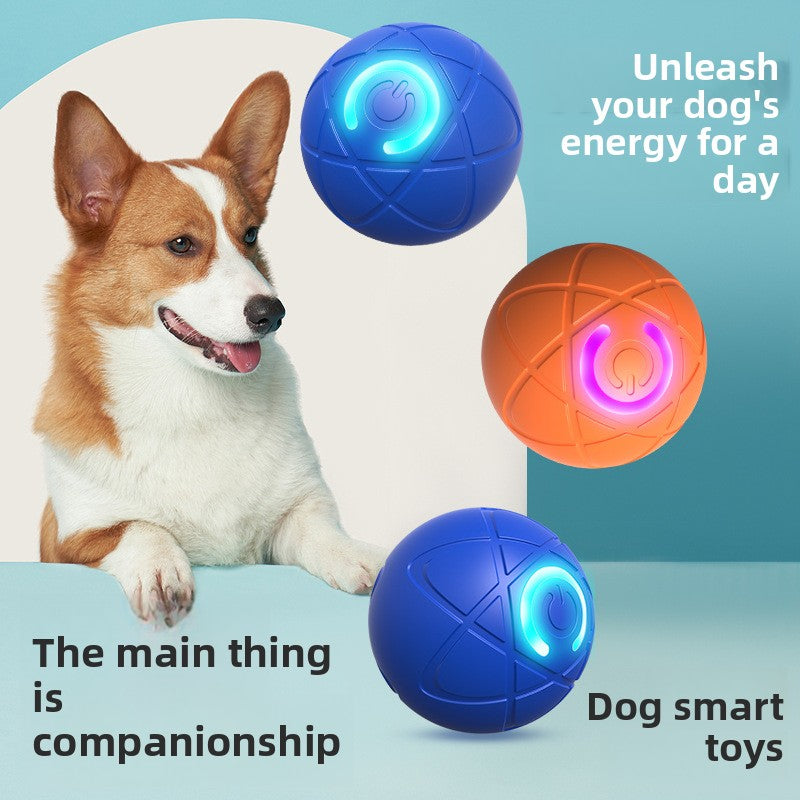 Electric Bouncing Pet Toy Ball — Interactive Anxiety Relief Toy for Dogs & Cats