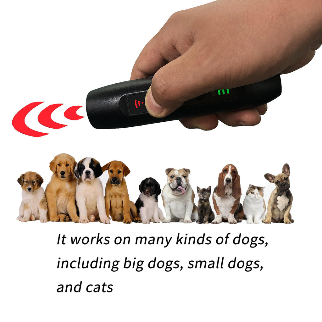 Ultrasonic Anti-Bark Dog Trainer — USB Rechargeable Handheld Repeller