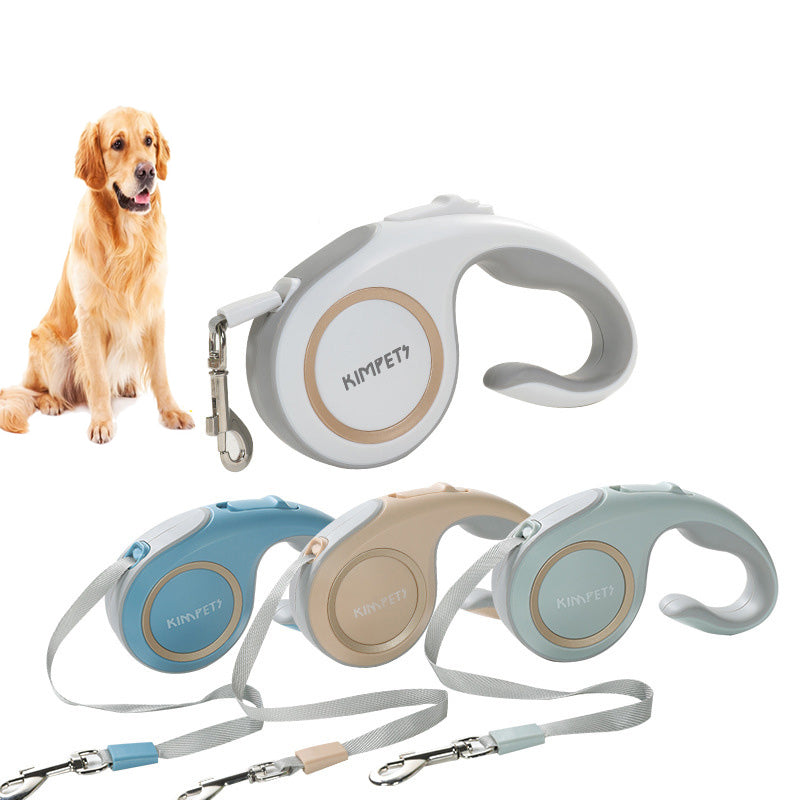 3M Retractable Dog Leash — ABS Body, Non-Slip Handle, 6 Colors