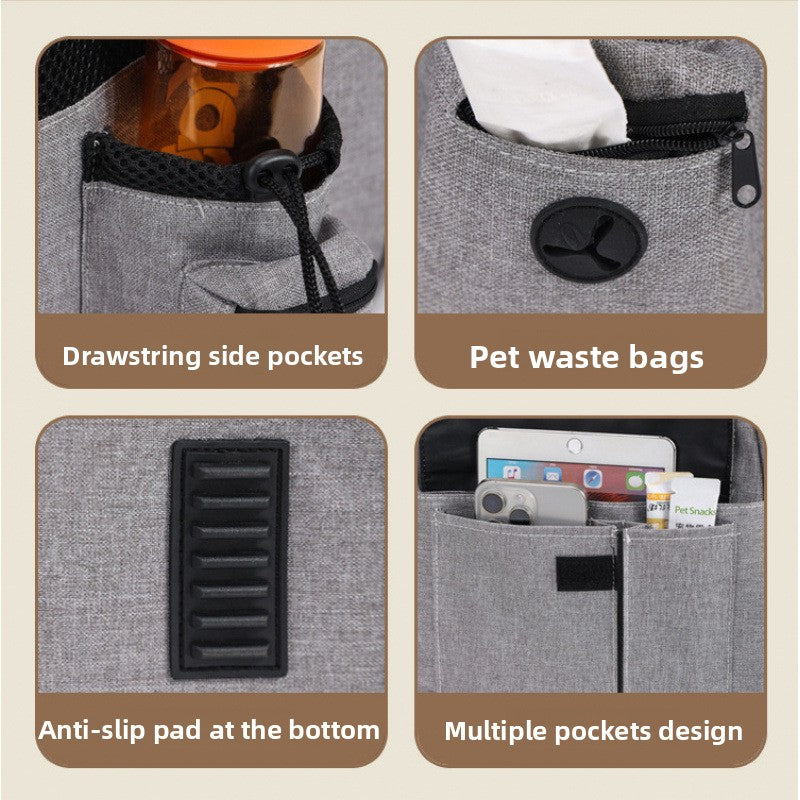 Expandable Breathable Pet Carrier Backpack — Oxford Fabric, 5 Colors, Fits Pets Up to 15 lbs