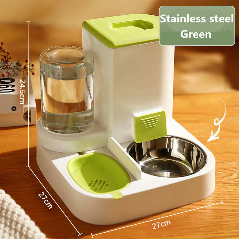 Automatic Pet Feeder — Stainless Steel or Ceramic Bowl, 9 Variants, Cats & Dogs