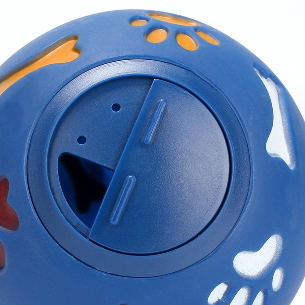 PVC Treat Leaking Puzzle Ball — IQ Training, Bite-Resistant, 2 Sizes, Red or Blue