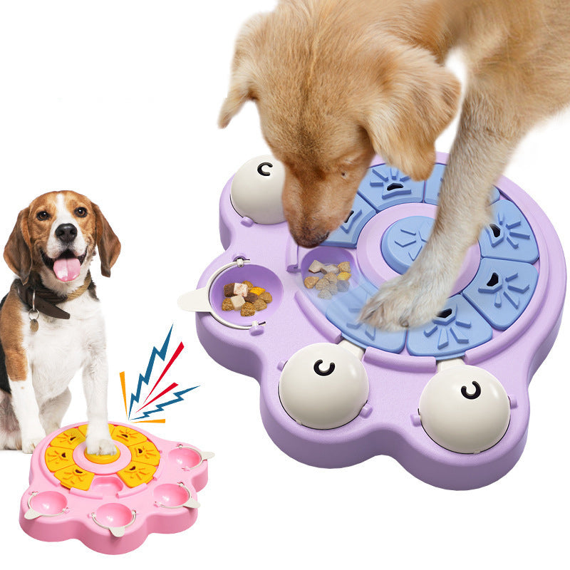 Slow Feeder Dog Puzzle Toy — Leak & Treat Dispensing, 2 Sizes, 6 Colors