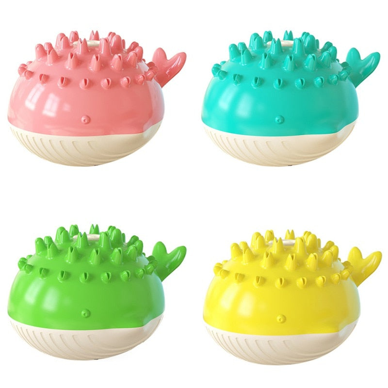Crocodile Water Jet Floating Dog Toy — Squeaky, Molar, 140mm, 4 Colors