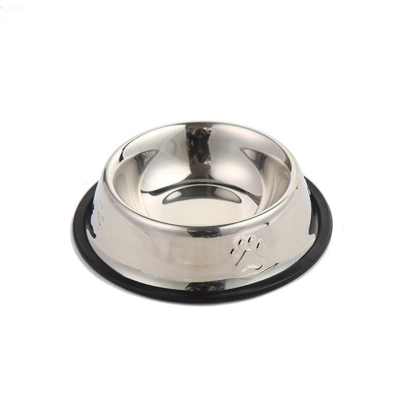 Stainless Steel Dog Bowl – Non-Slip Pet Food Bowl, 6 Sizes Available