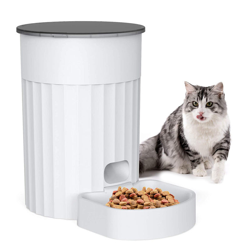 Automatic Pet Feeder — Timed Dry Food Dispenser, Button or WiFi Style, Cats & Dogs