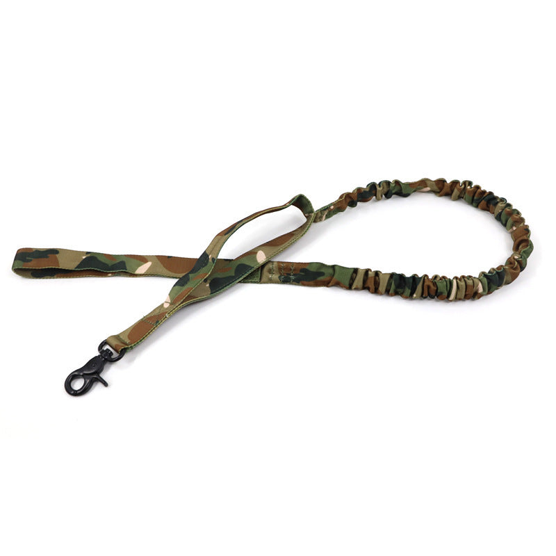 Tactical Dog Collar & Leash Set — Heavy-Duty Nylon, 8 Colors, Sizes M–XL