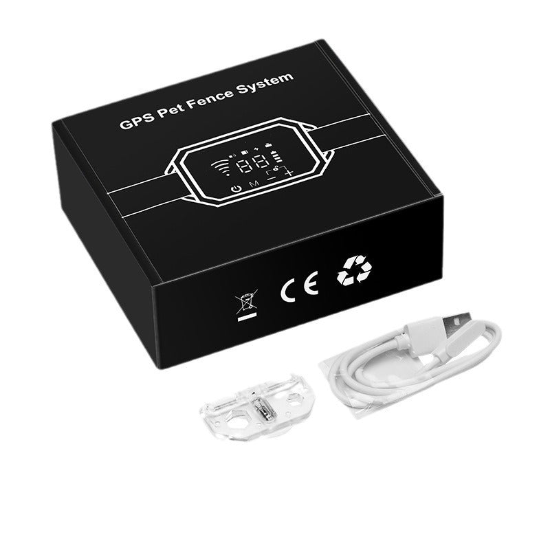 GPS Wireless Dog Fence — Adjustable Shock & Vibration, 9 Levels, Rechargeable Collar