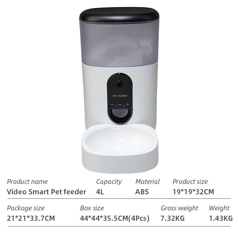 WiFi Smart Microchip Pet Feeder — App-Controlled, Timed Feeding, Battery-Powered