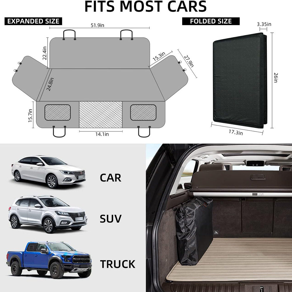 Thickened Waterproof Pet Car Seat Mat — Non-Slip, Anti-Scratch, 7 Colors