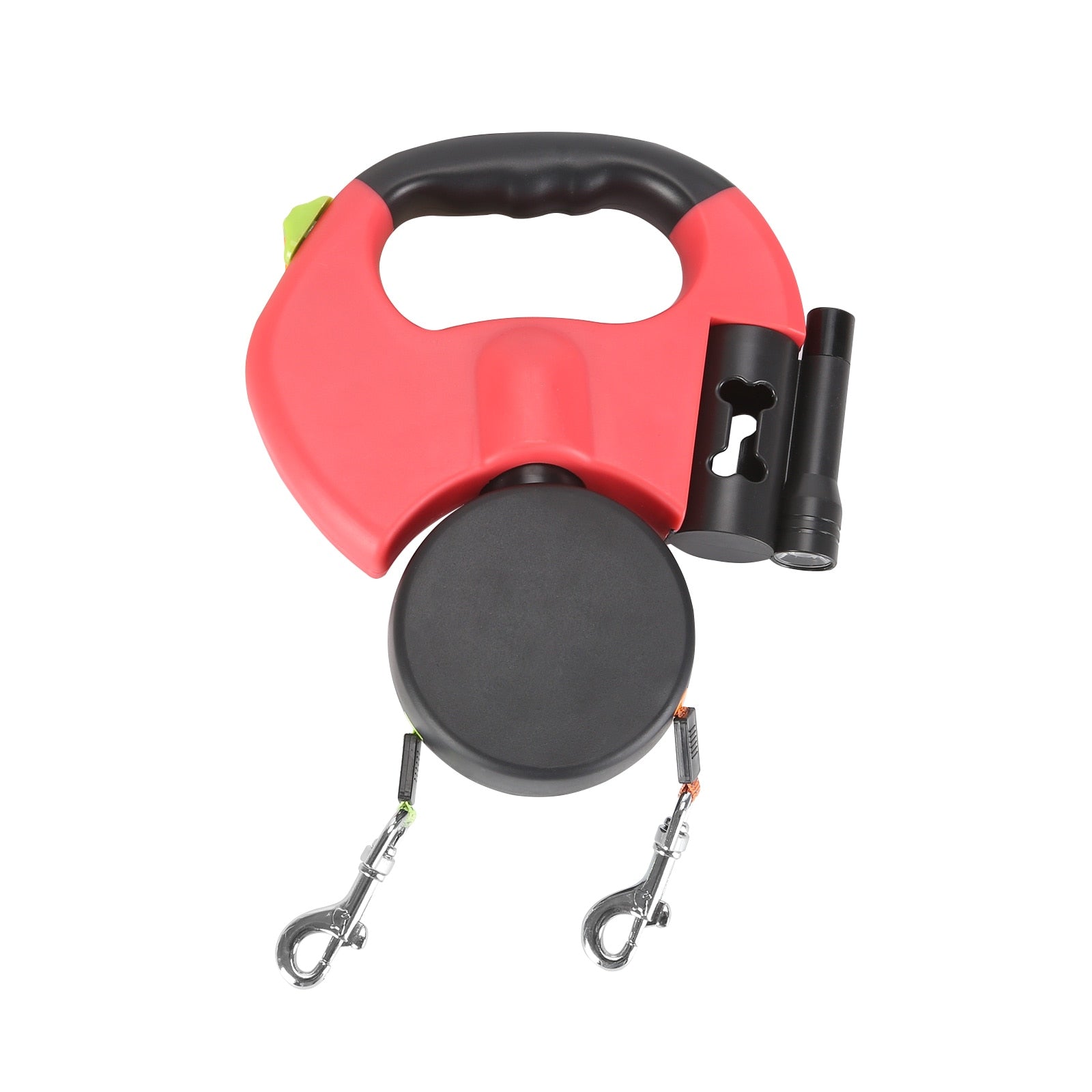 Retractable Dual Dog Leash — Zero-Tangle Nylon, 3M, 3 Colors