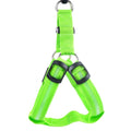 LED Light-Up Dog Harness — Nylon, 3 Flash Modes, 7 Colors, Sizes XS–XL