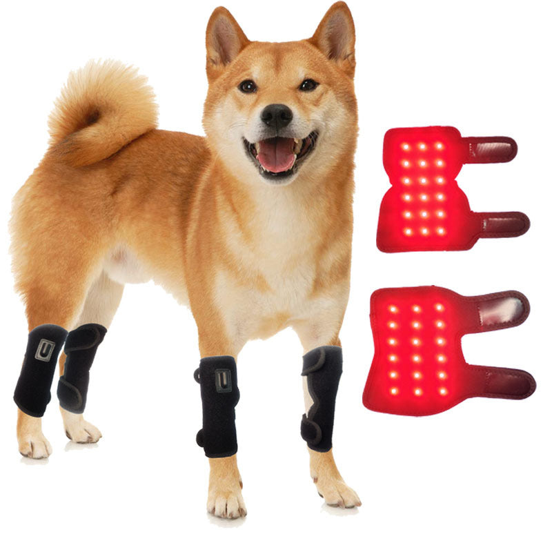 Pet Red Light Therapy Leg Pads — Dual 660nm & 850nm, Heated, FCC/CE/FDA Certified