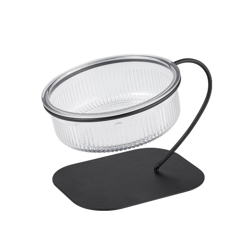 Swan Neck Elevated Pet Bowl — High-Neck Feeder for Cats & Dogs, ABS & Iron