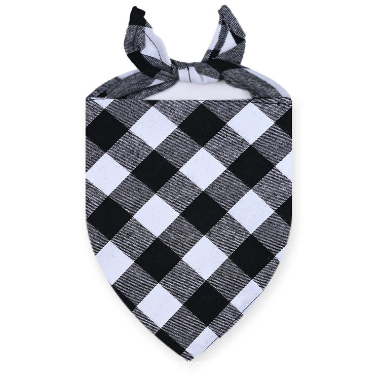 Dog Bandana Scarf — Cotton & Polyester, 6 Colors, Sizes S/M/L