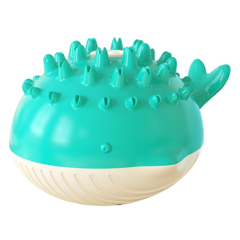 Crocodile Water Jet Floating Dog Toy — Squeaky, Molar, 140mm, 4 Colors