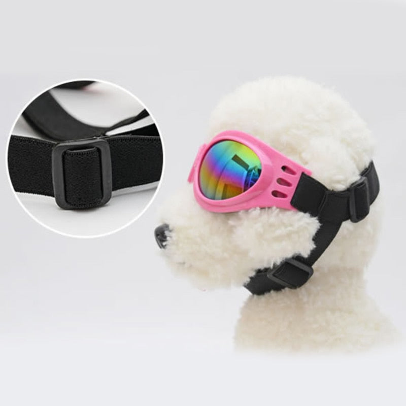 Dog Goggles & Sunglasses – Foldable Waterproof UV Eye Protection for Medium & Large Dogs